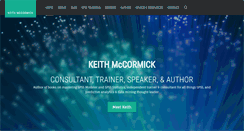 Desktop Screenshot of keithmccormick.com