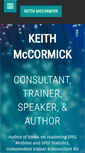 Mobile Screenshot of keithmccormick.com